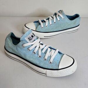 Converse All-Star Chuck Taylor Low Top - Light Blue - Women's Size 8